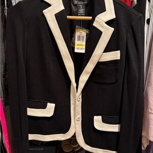 NWT Black and White Blazer